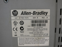 Allen Bradley 6176M-15VN Ser B 15" Standard Screen Monitor 1550M 6176M15VN Vesa (DW6026-1)