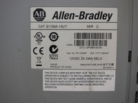 Allen Bradley 6176M-15VT Ser C 15" Touch Screen Monitor 1550M 6176M15VT Vesa (DW6024-1)