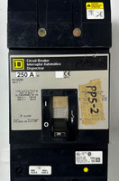 Square D I-Line KC34250 250A Circuit Breaker 480 VAC 3 Pole 250 Amp HACR (EM5030-1)