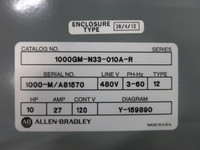 NEW Allen Bradley Size 1 Rev Starter 30A Fusible Combo Box 1000GM E3 Plus 30 Amp (DW6078-5)