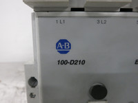 Allen Bradley 100-D210 Contactor 150 HP @ 460V w/ 120V Coil 100D210 (DW6080-2)