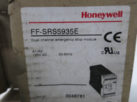 NEW Honeywell FF-SRS5935E Emergency Stop Module Relay Dual Channel 120V (DW6146-1)