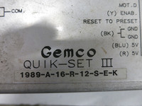 Magnetek Gemco 1989-A-16-R-12-S-E-K Quik-Set III Programmable Limit Switch PLS (DW6171-1)