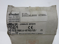 NEW ifm PB5024 efector 500 Pressure Sensor PB-010-RBR14-HFPKG/US Stainless (DW6189-5)