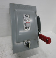 NEW Siemens HNF361J 30A 600V Non-Fusible Safety Disconnect Switch 30 Amp 3R 12 (DW6260-1)