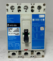 Westinghouse HFD3060L 60A Circuit Breaker Glossy Blue 3P 480/600V HFD3060 60 Amp (EM5088-1)