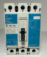 Westinghouse FDB3010 10A Circuit Breaker Matte Blue 480/600V 3P FDB3010L 10 Amp (EM5089-1)