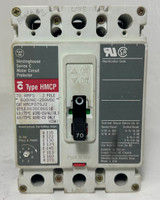 Westinghouse HMCP070J2 70A Series C Circuit Breaker HMCP 480/600V 3P 70 Amp (EM5097-2)