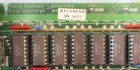 Measurex 052937-01 Video Memory Module PLC 052937-01 04293700 Rev A Honeywell (EBI2721-2)