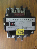 Cutler Hammer C832DN3 120 Amp motor contactor Series B1 Coil 120V (EBI0824-1)