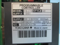 Yokogawa YS170-001 Programmable Controller Style S2 120VAC 20-130VDC YS170001 S (NP0031-21)