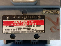 Westinghouse HF3070 70 Amp De-Ion Circuit Breaker Mark 75 Cutler-Hammer 70A flaw (EM0270-1)