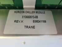 Trane X13650513-08 Rev K E08D41189 Horizon Chiller Control Module X1365051807 (PM0769-1)