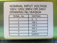 CEAG Typ: 86-264AC890CO-25DC-60Hz In: 100-240 VAC Out: 25,5VAC 35A Power Supply (PM0963-8)