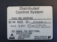 Reliance Electric 57408-C Power Module Interface PLC AutoMax RE 57408C D-2717 (PM1140-10)