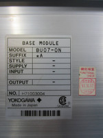 Yokogawa BU07-0N *A PLC Base Module BU070N*A Rack Chassis BUO7ON 6 Slot (NP0689-1)