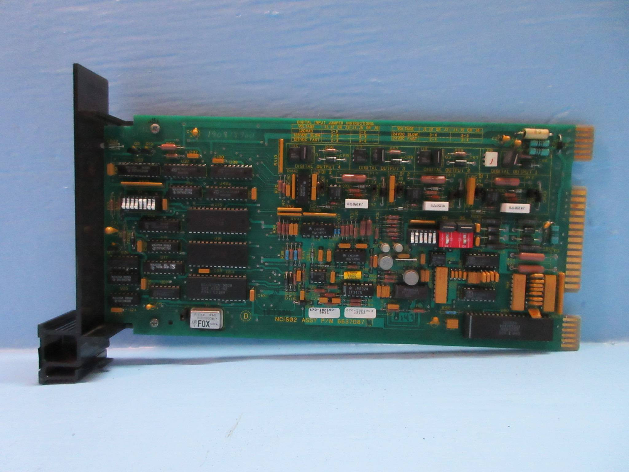 Bailey NCIS02 Network 90 Control I/O Slave Module 6637087D1 infi90 ABB ...