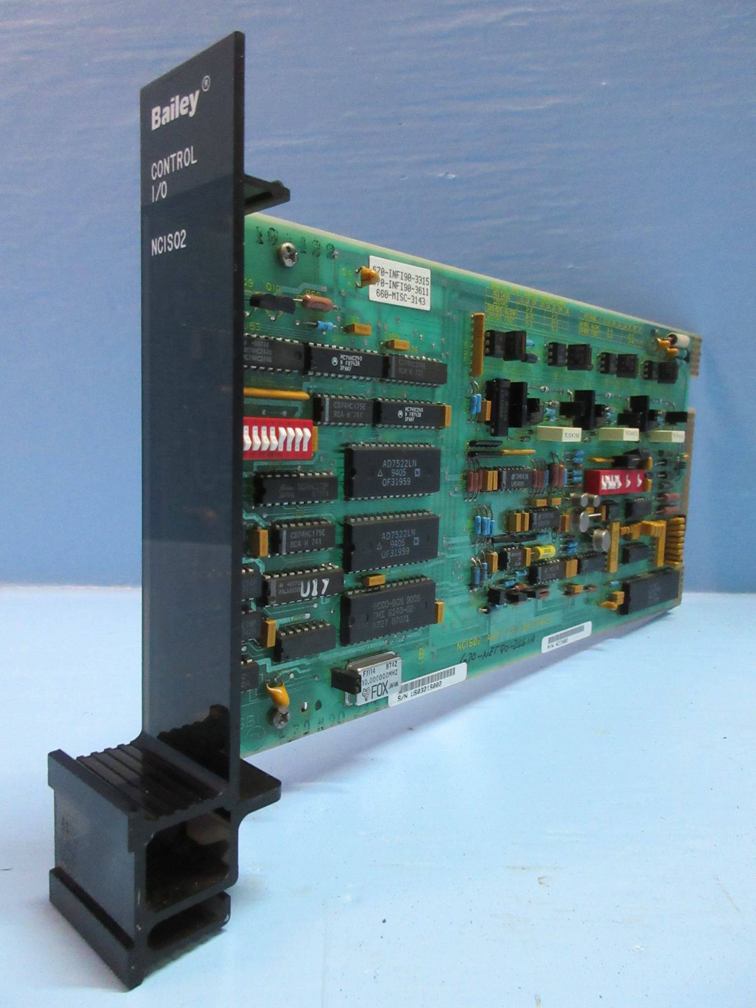 Bailey NCIS02 Network 90 Control I/O Slave Module 6637087B1 ABB ...