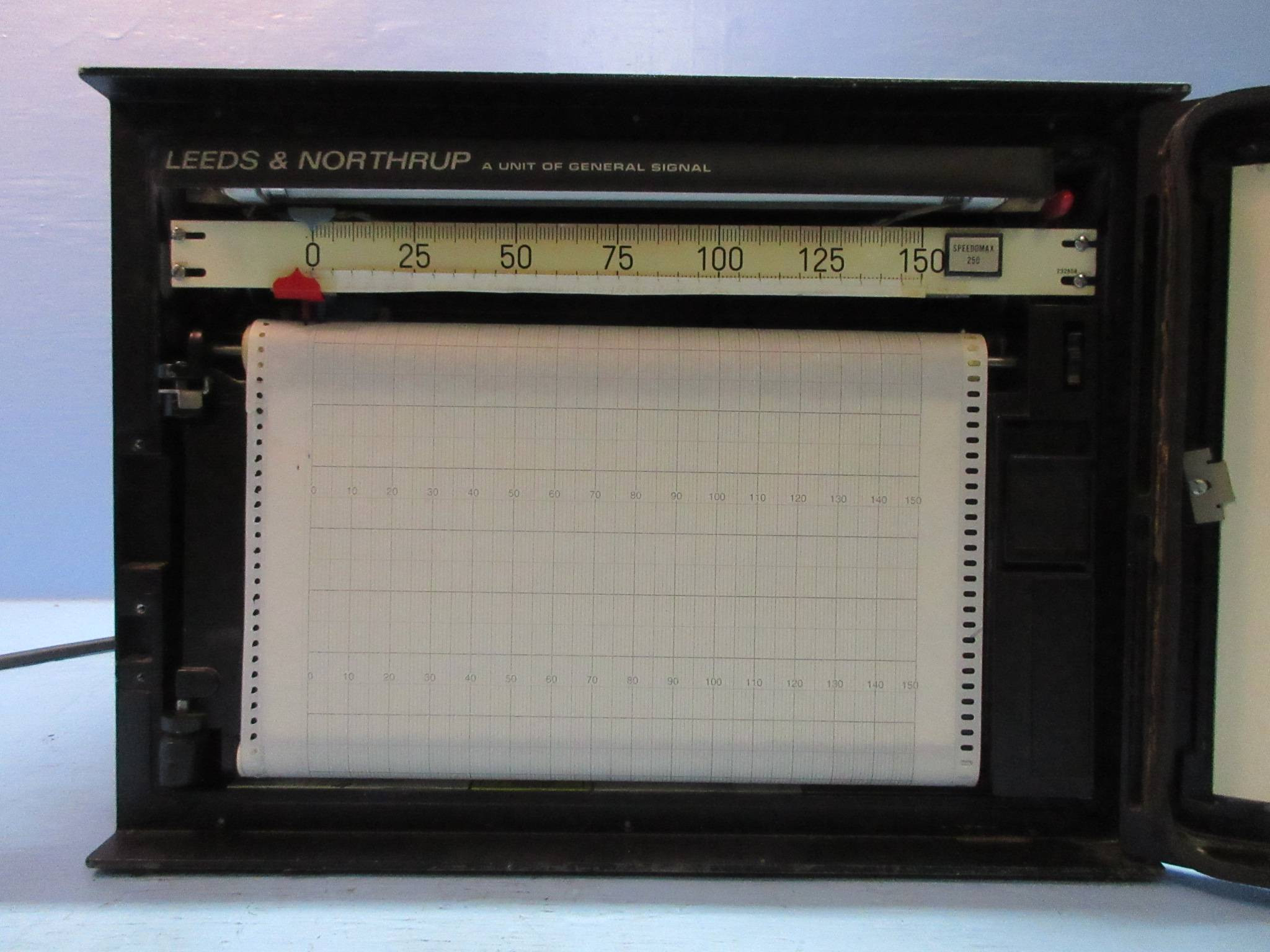 Leeds & Northrup Speedomax 250 Chart Recorder 255-11-000-000-41 ...