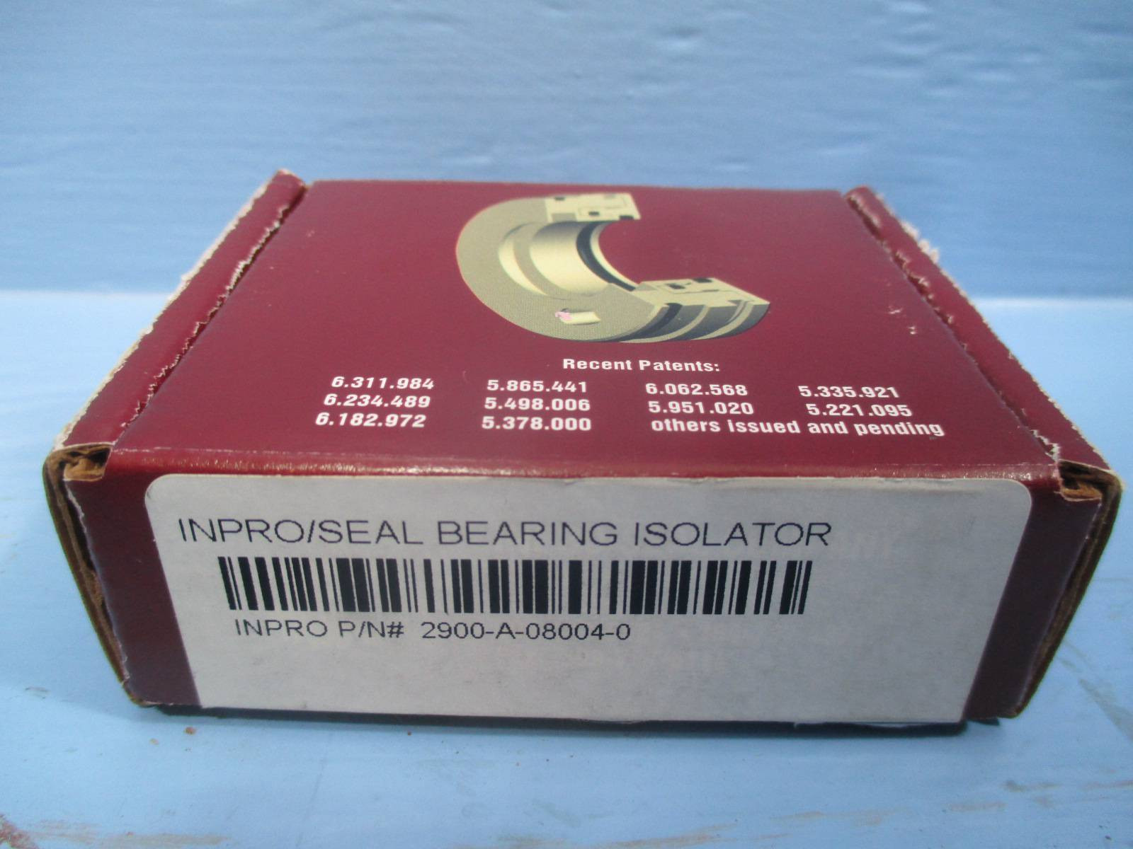 New Inpro Seal 2900A080040 Bearing Isolator Inpro/Seal 1.573 2.492