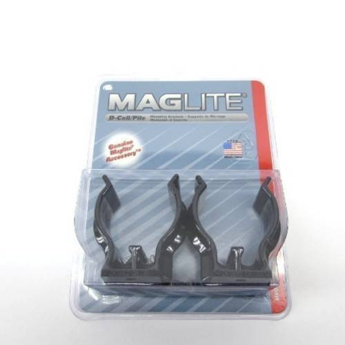 MAG-Lite ASXD026 D-Cell Flashlight Mounting Brackets - Universal Fit