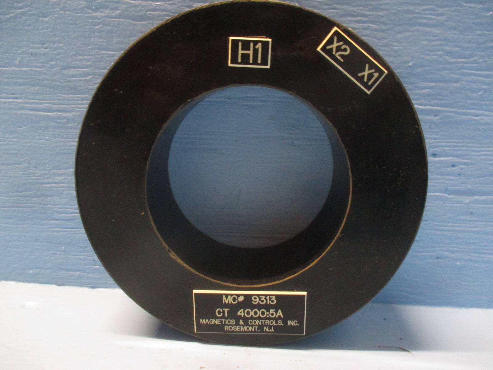 and Controls MC 9313 Current Transformer Ratio 40005A CT