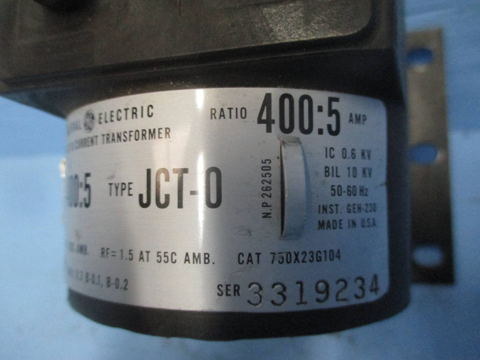 GE 750X23G104 Current Transformer Type JCT0 Ratio 4005A CT General