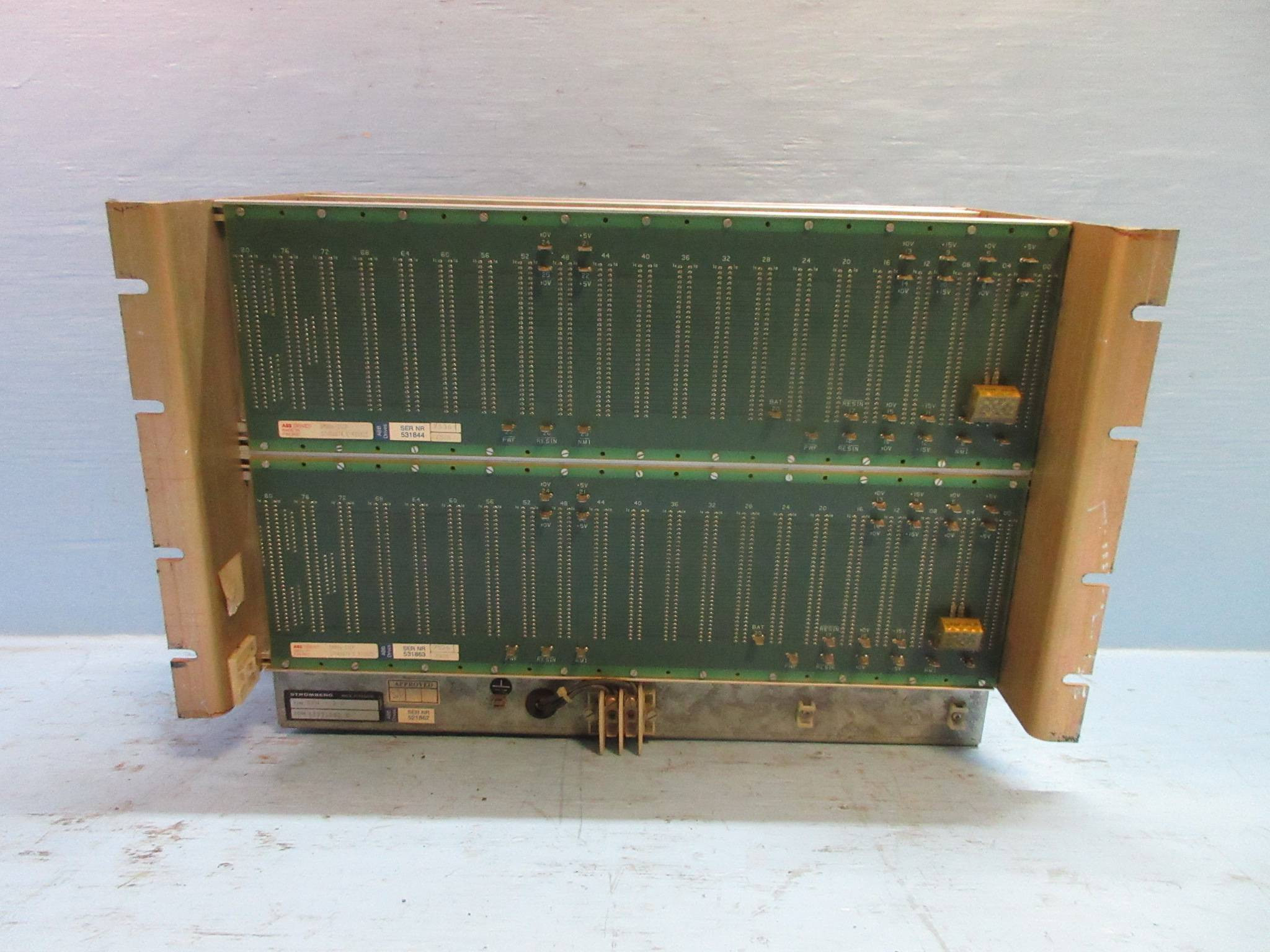 ABB Drives CAF-21CP-BA PLC Module 21 Slot Chassis Rack SMB86-21CP ...