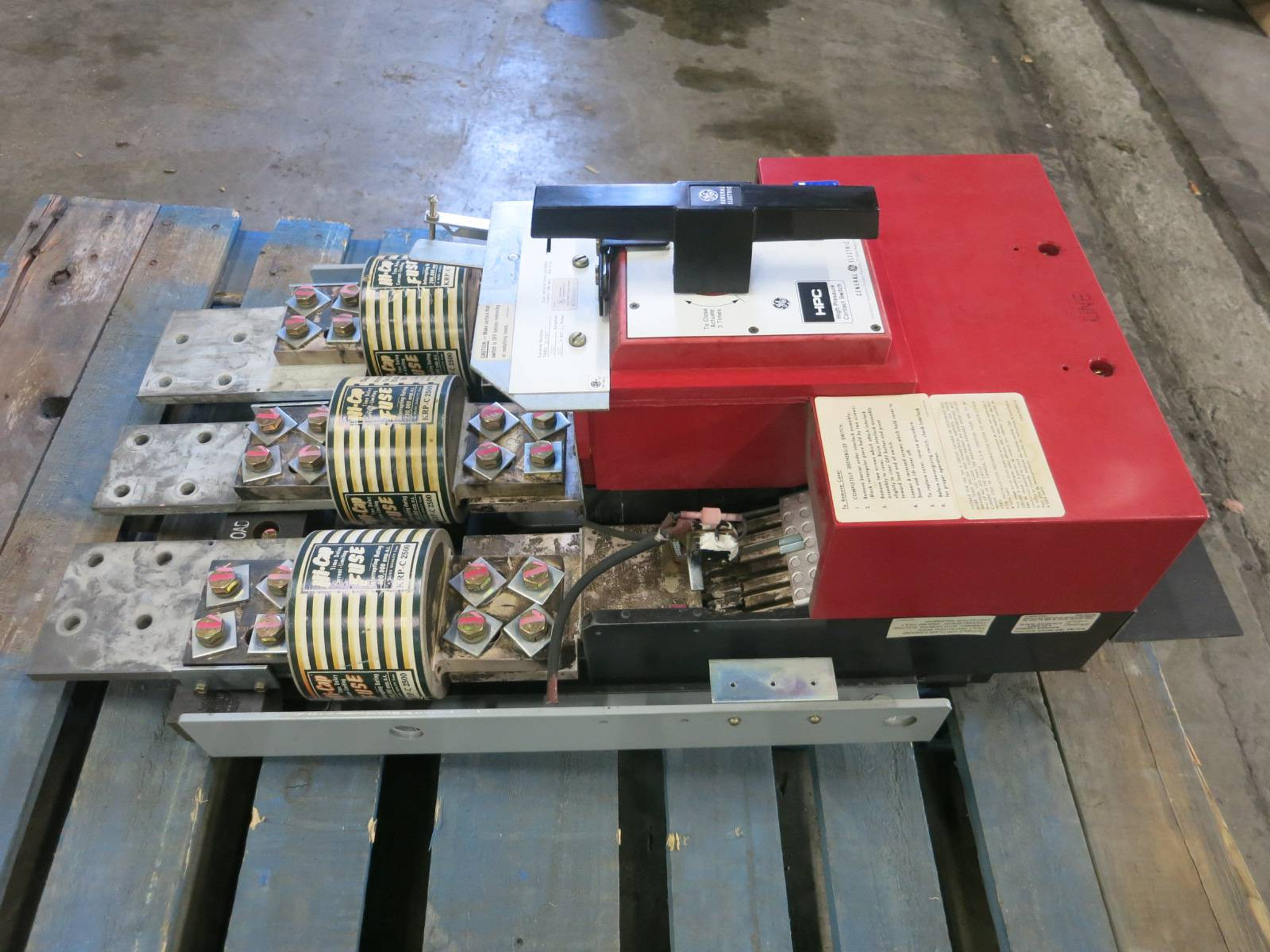 GE THPC3625BET1 2500A 600V High Pressure Contact Switch HPC THPC