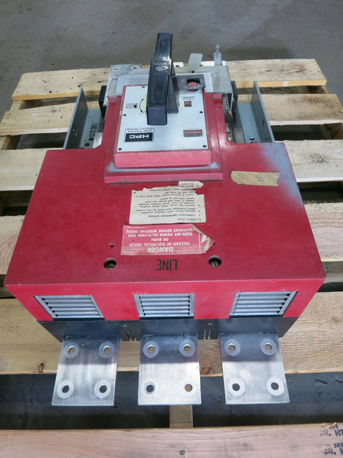 GE THPC3412ET1 1200A 480V High Pressure Contact Switch HPC THPC 3412ET1