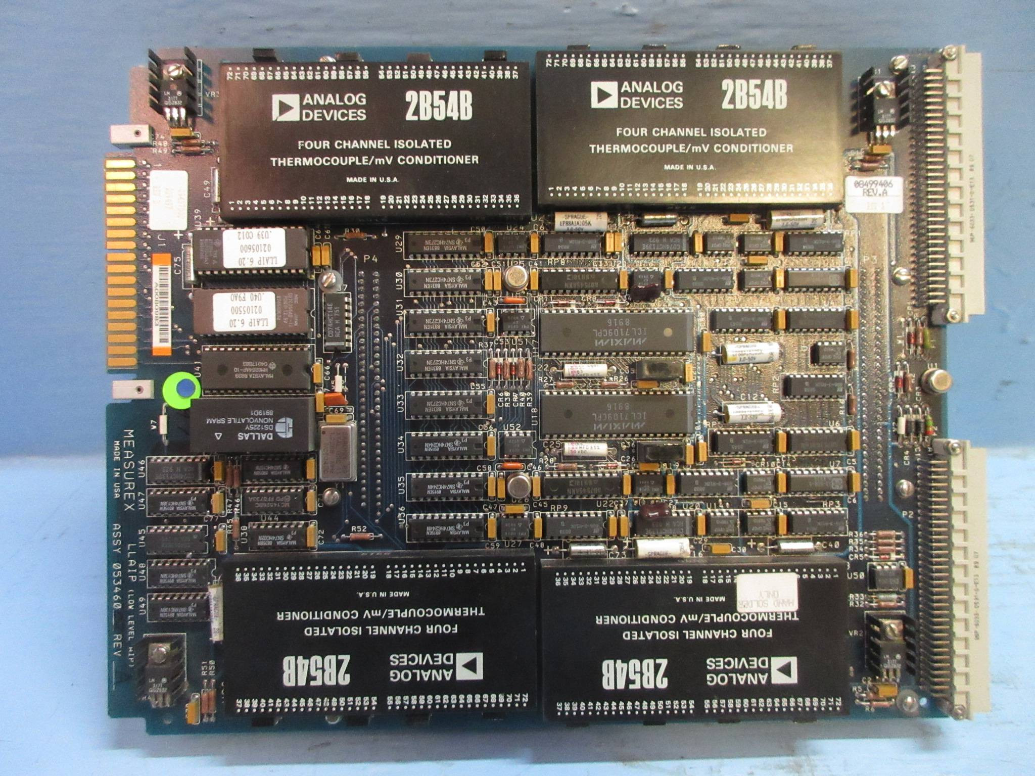 Aip Module Measurex 053460-02 Rev A LLAIP Low Level AIP Module PLC Unitec 04345102 ...