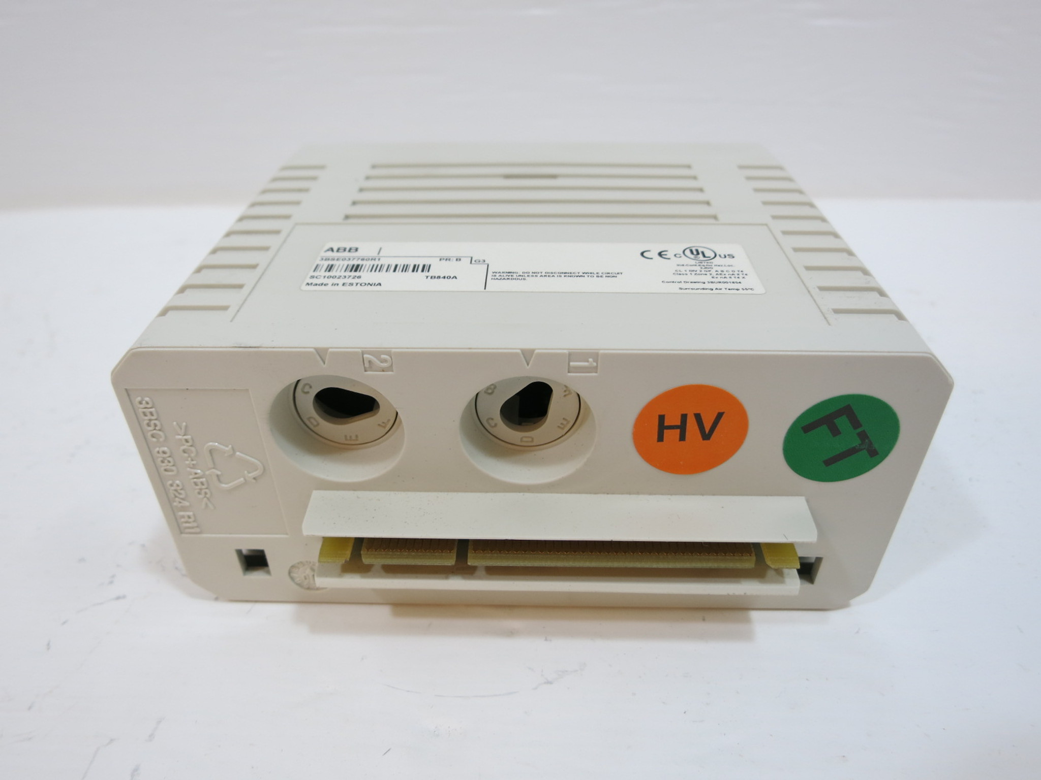 ABB TB840A 3BSE037760R1 PR:B PLC Module TB 840 A S800 Modulebus Cluster  Modem (NP2130-1)