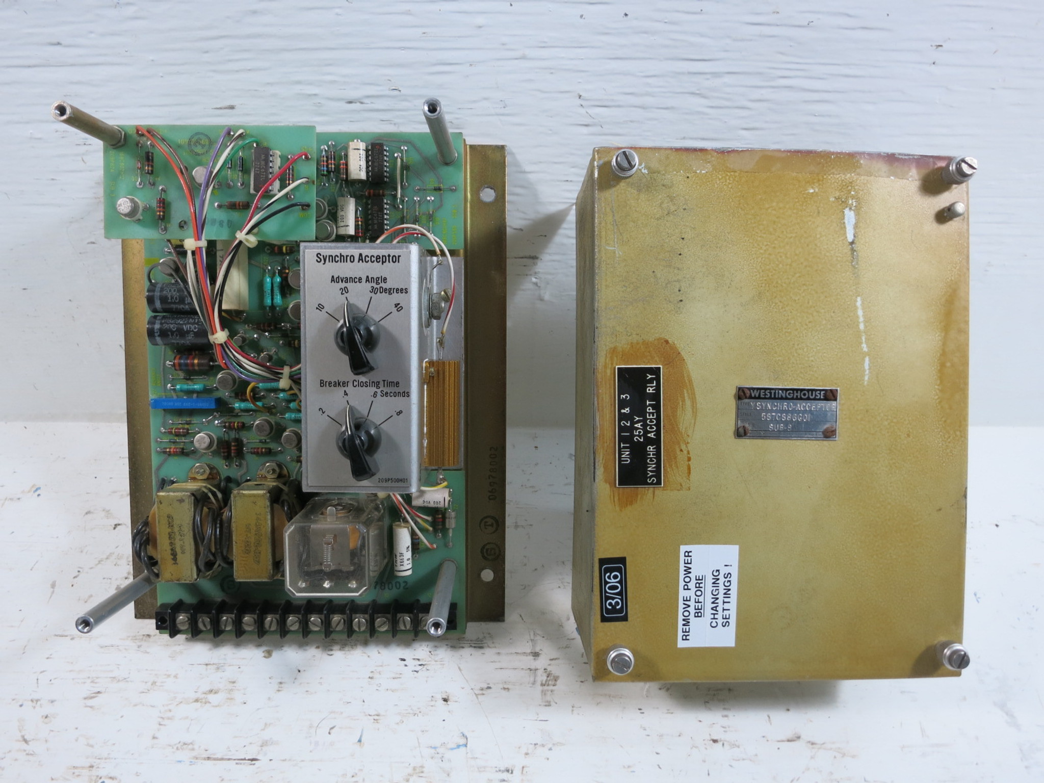 Westinghouse Style 587C886G01 Type Y Synchro-Acceptor Board Module  (TK4689-1)