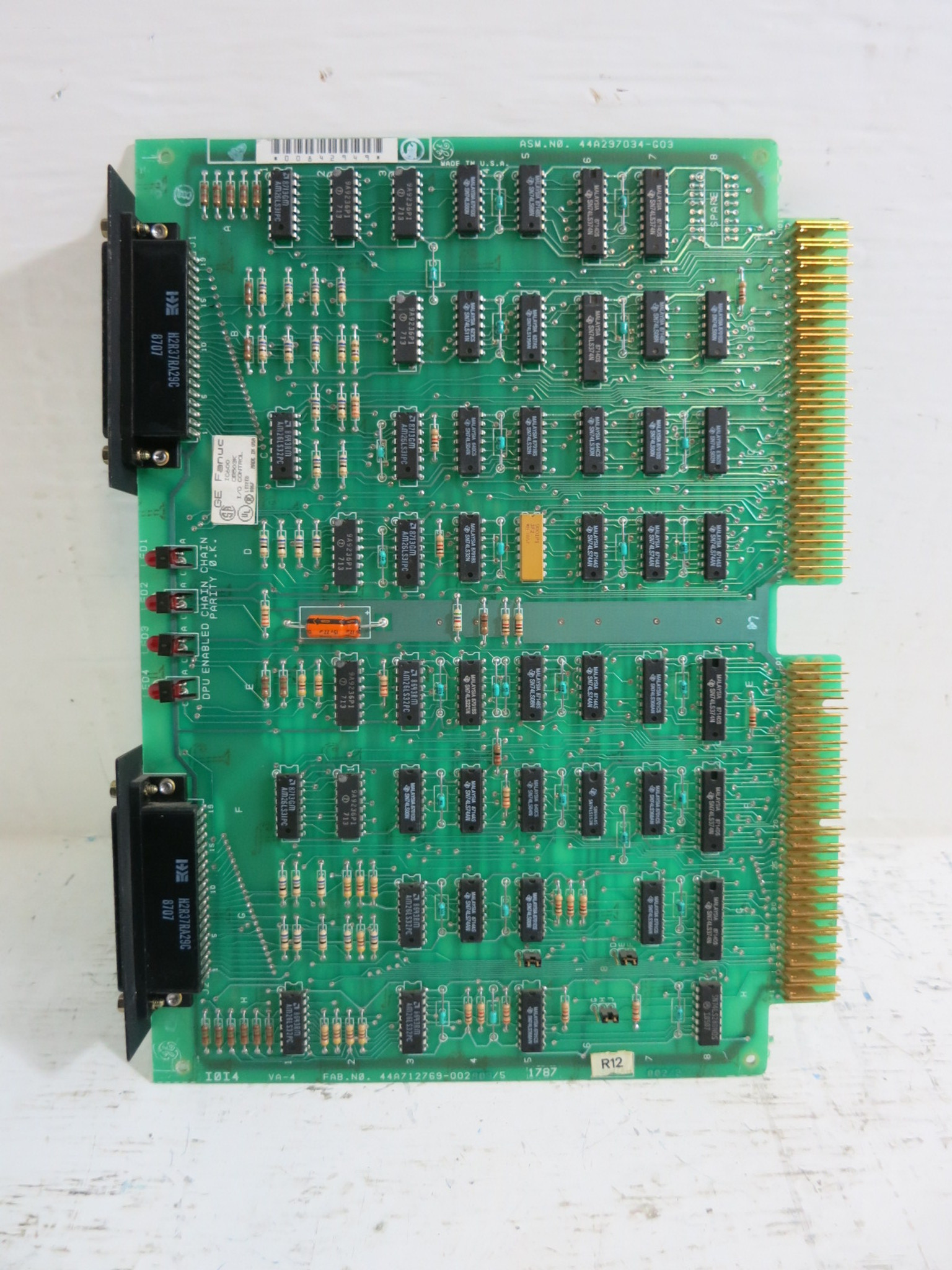 GE Fanuc Series 6 IC600-CB503K I/O Input / Output Control Module PLC ...