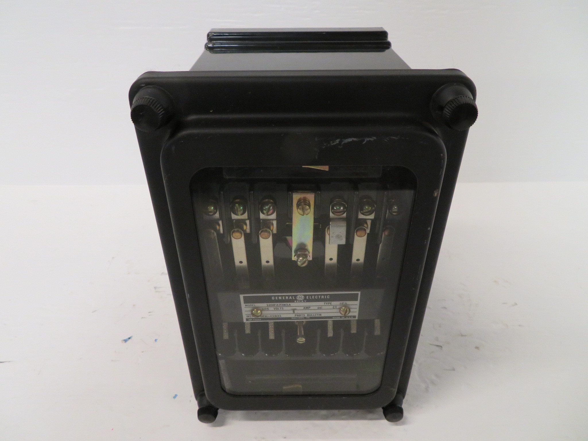 General Electric 12HFA73K1A Relay Type HFA GE 125V- DC GE 12HFA