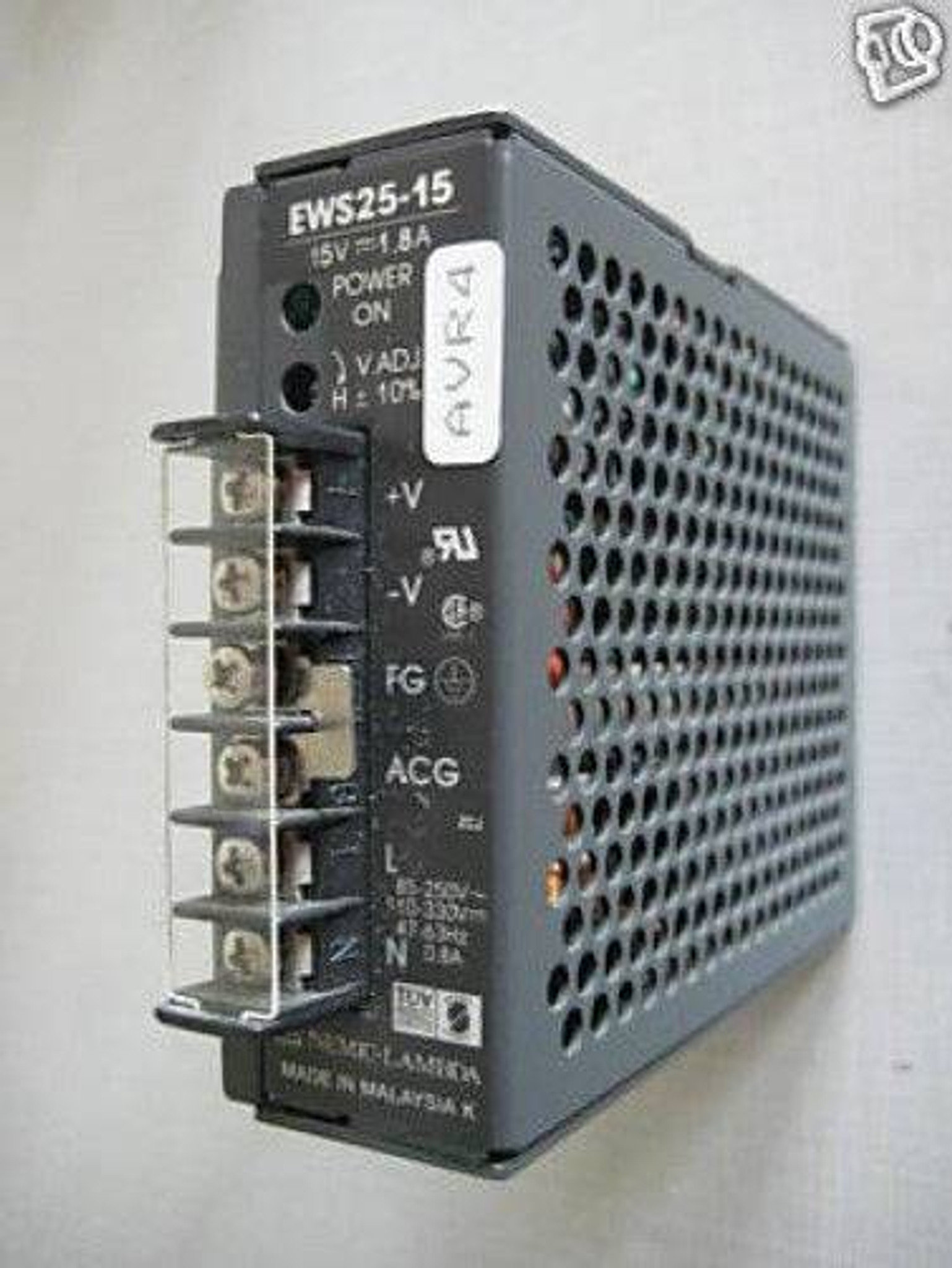 Nemic-Lambda Ews25-15 15v/1.8a Power Supply Ews-25-15 Ews2515