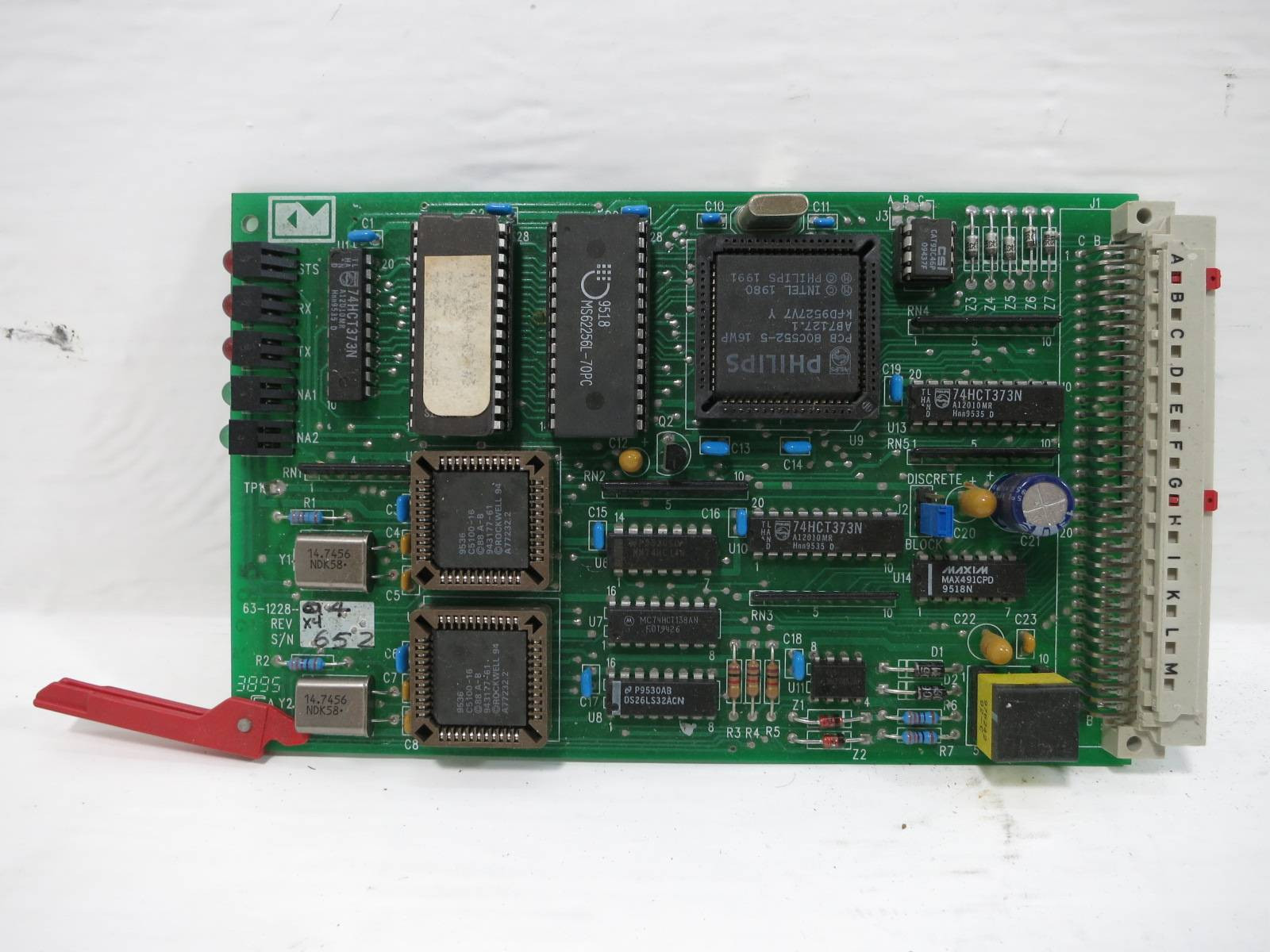 KM Kistler-Morse 63-1228-04 Allen Bradley A-B Remote I/O Module Card ...