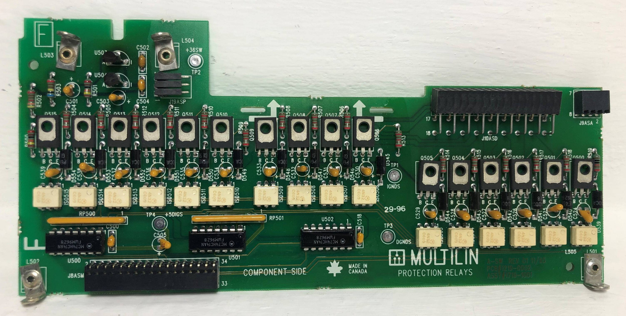 GE Multilin 12190002 ASW Board Relay Rev. G1 17191001 General