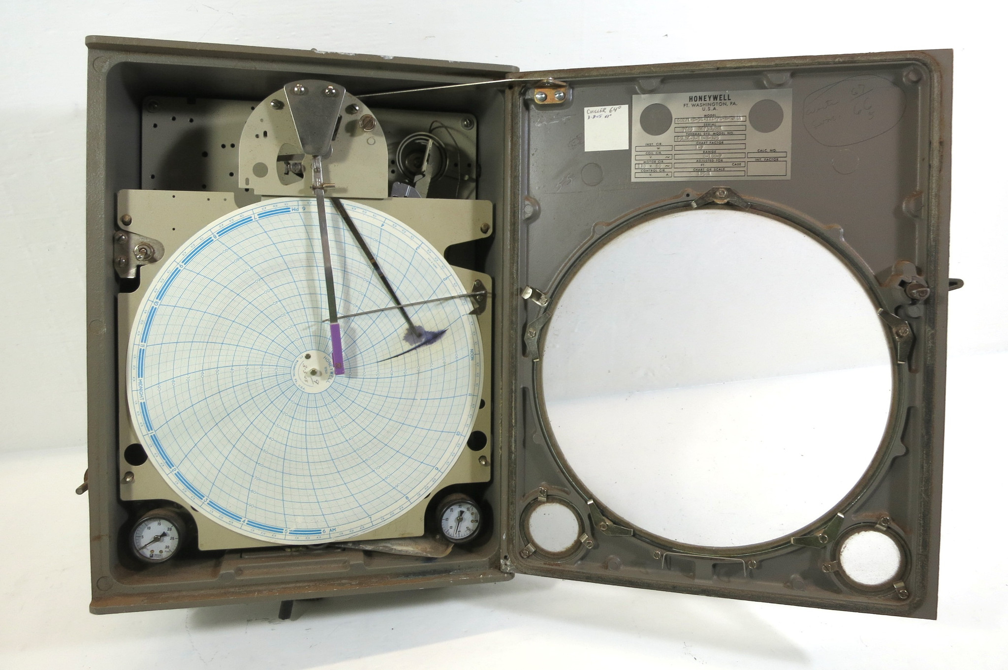 Honeywell 602P1D9111174HQ66 Circular Chart Data Recorder Class