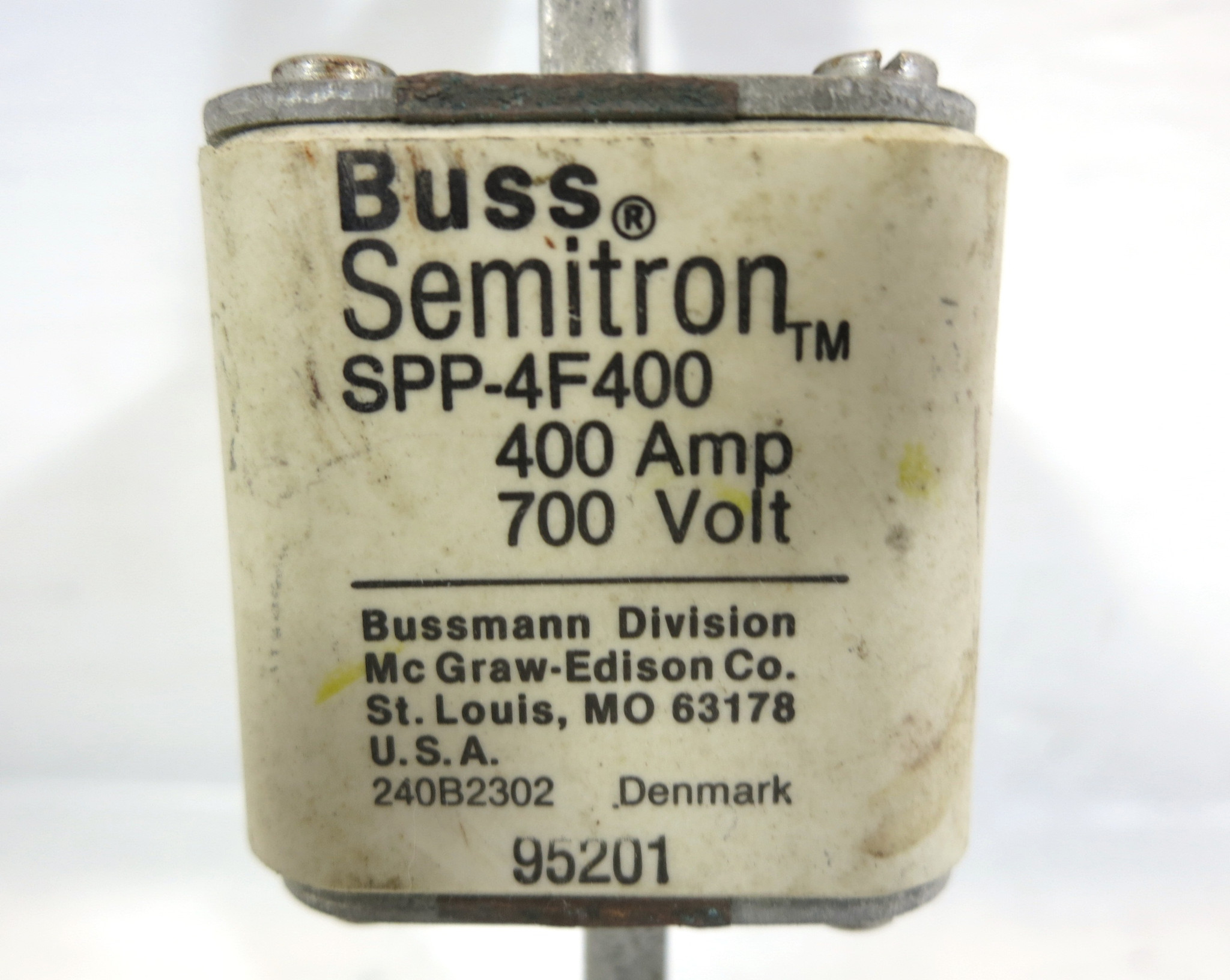 Fusible Semi-conducteur Bussmann SPP-7E1250 - 1250A, 700V - Neuf Sous Blister