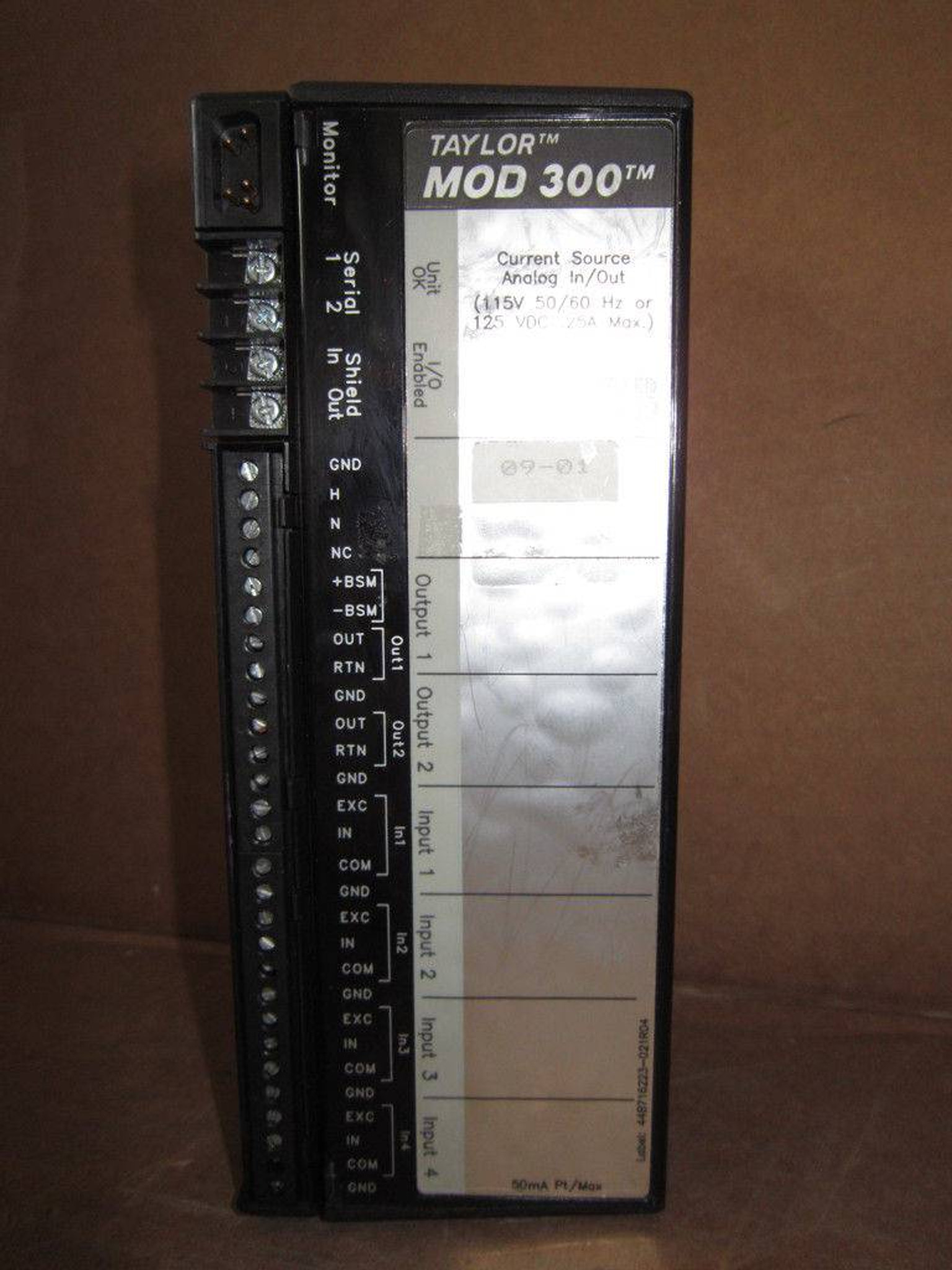 Taylor ABB MOD 300 6231BP10920 Analog In 6231BP10920C-E (EBI4732-20)