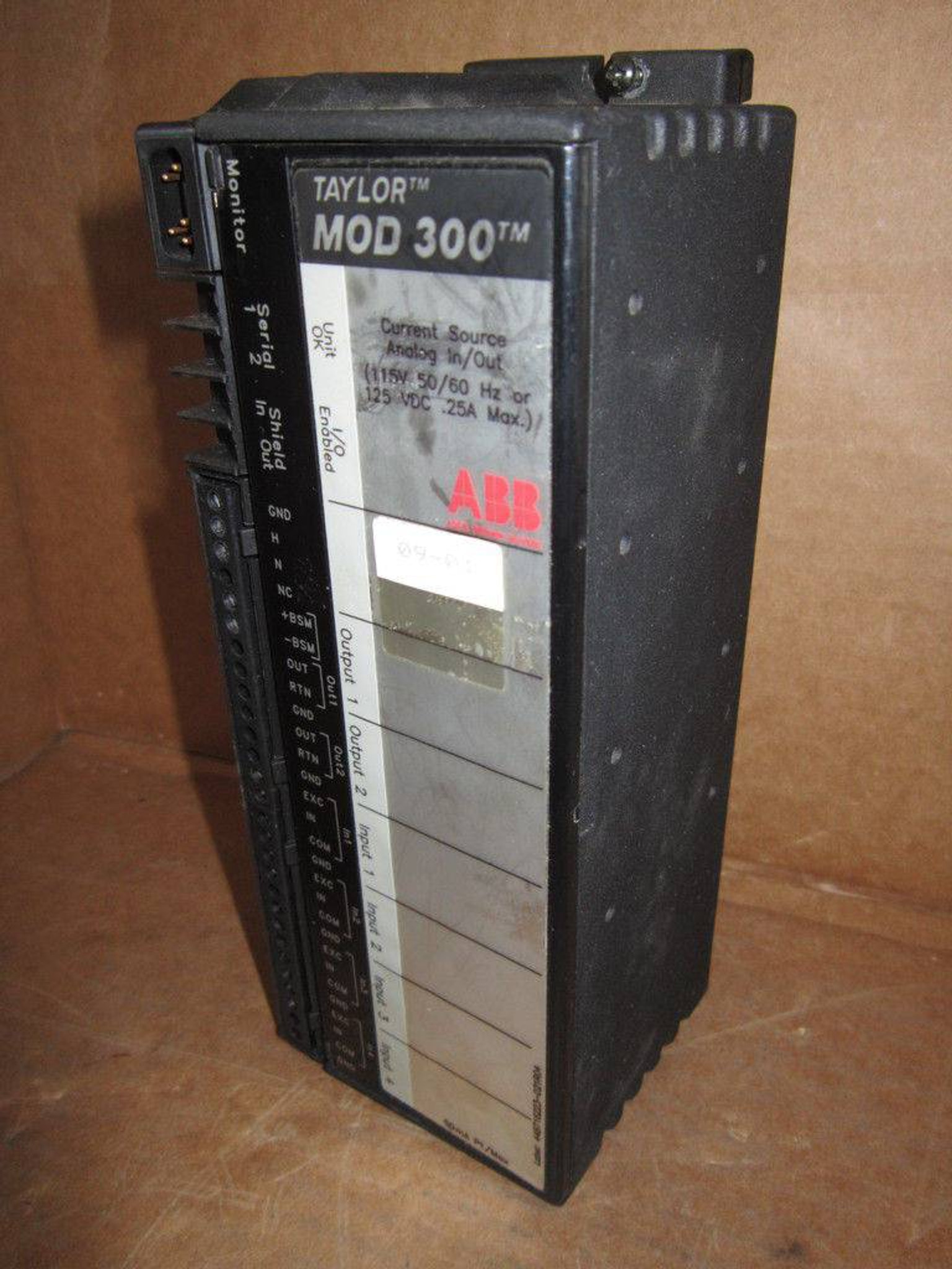 Taylor ABB MOD 300 6231BP10920 Analog In 6231BP10920C-E (EBI4732-20)