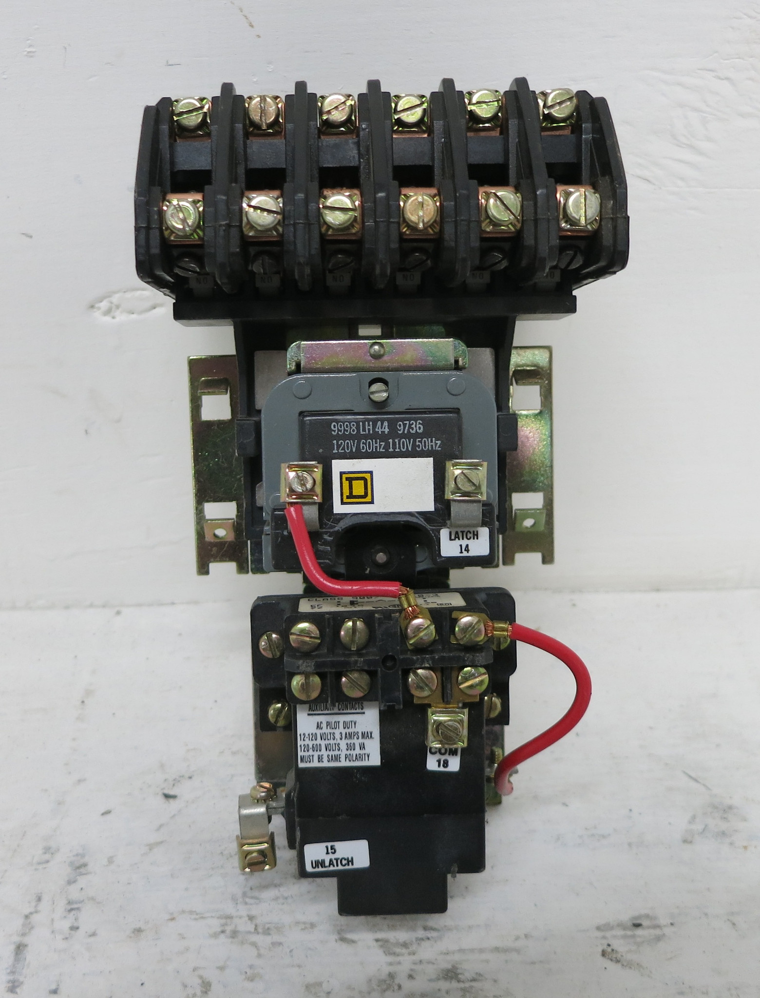 Square D 8903-LX060 Lighting Contactor 120V Coil 6P 3Ph 8903LX060  (DW5780-18) - River City Industrial