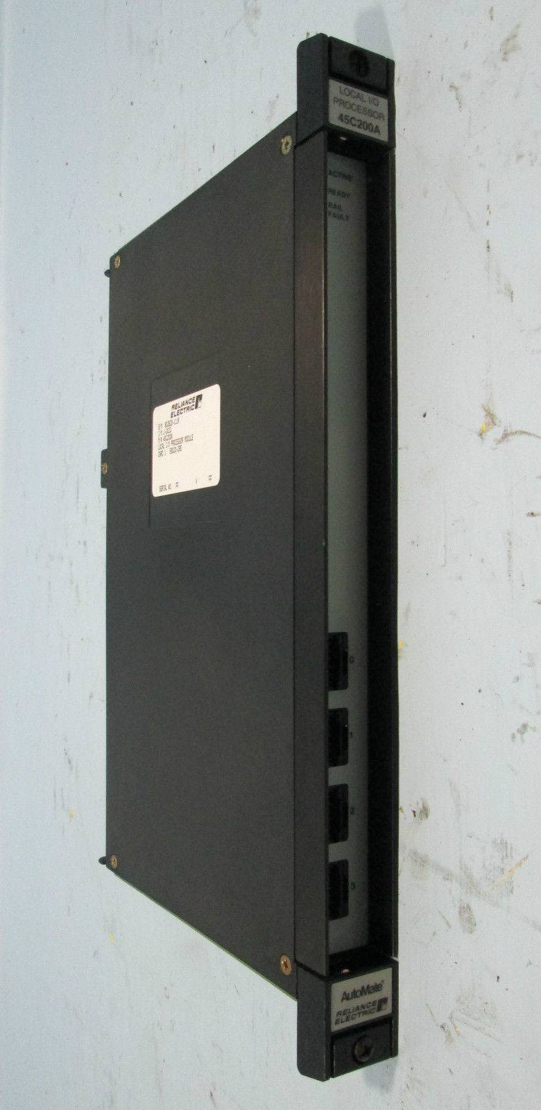 Local Processor Module Reliance Electric 45C200A 45C200-A Local I/O Processor Module PLC ...