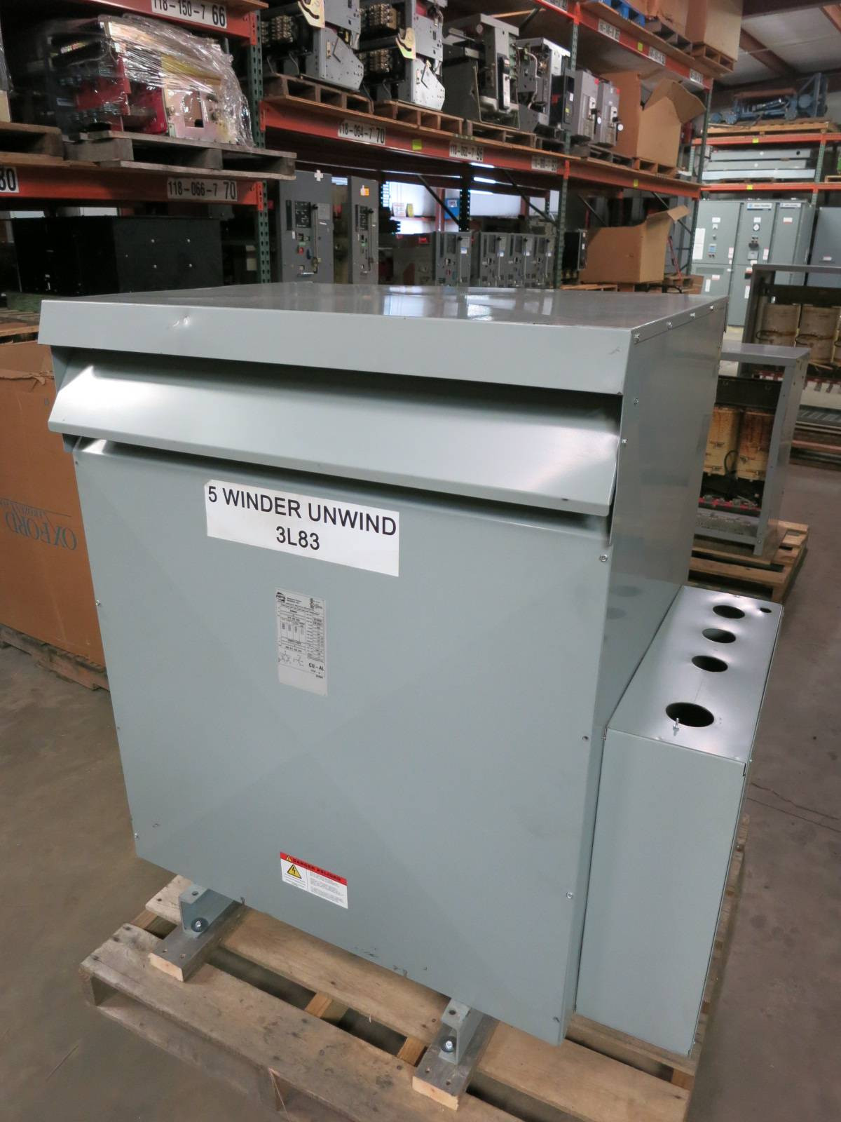 Hammond 225 KVA 2300 Delta to 230Y/133 V 3PH Isolation Transformer