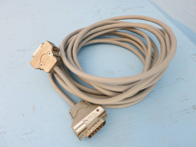 Siemens 6ES5 712-8BF00 5m Cable 15 Pin Simatic S5 PLC Simadyn 6ES57128BF00 8BFOO (PM1548-8)