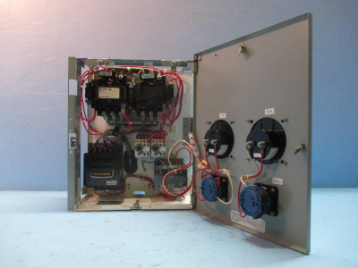 Image of GE 8000 Size 2 Reversing Starter w/ time delay 30 Amp Fusible 18" MCC Bucket