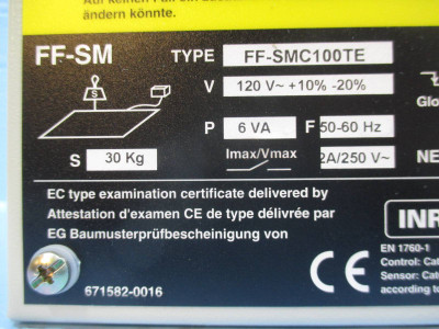 Honeywell FF-SMC100TE Safety Mat FF-SM Controller 120V FFSMC100TE (TK1346-1)