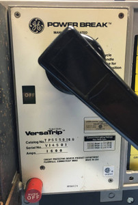 GE TPSS5616C 1600A Power Break Circuit Breaker Ground 1600 Amp General Electric (EM1222-1)