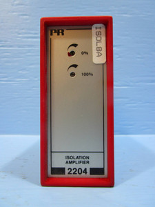 PR Electronics 2204 Isolation Amplifier Input 4-20 mA Amp Output 0-20 mA 24 VDC (NP1202-10)